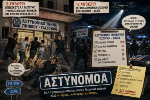 Αστυνομόα: Η νέα επιστήμη της Αστυνομίας από τη Γαστούνη μέχρι την Αχαΐα